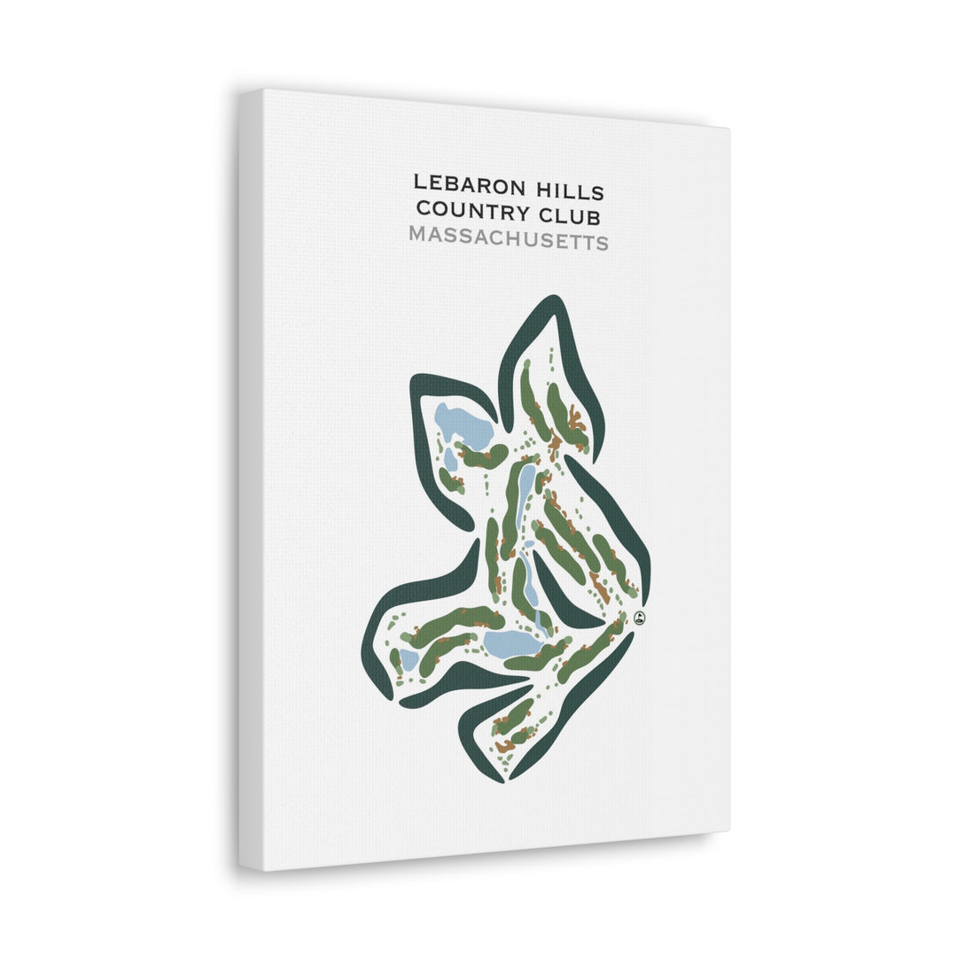 Lebaron Hills Country Club, Massachusetts - Printed Golf Courses