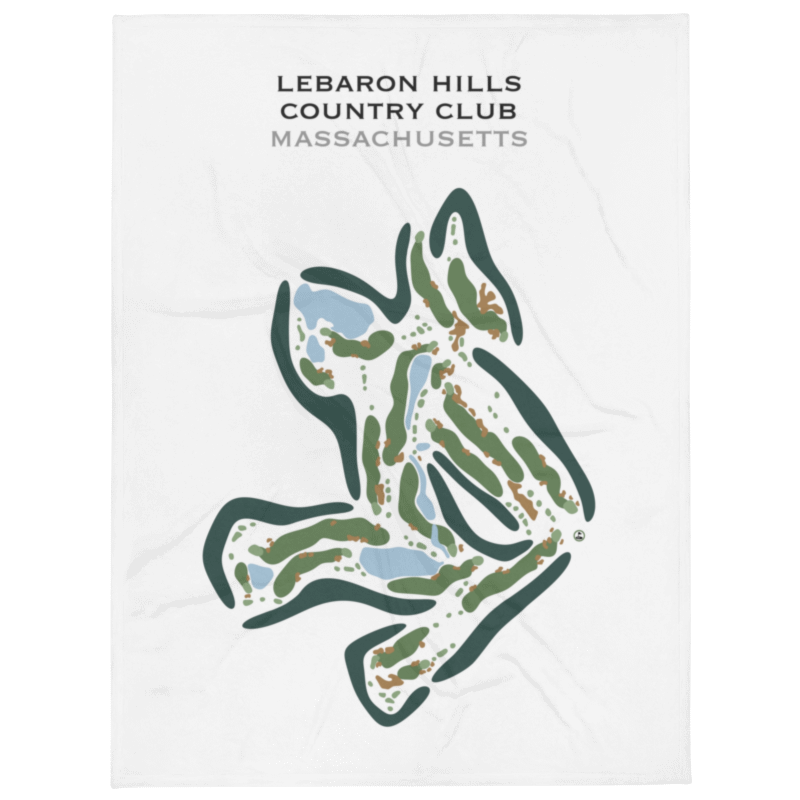 Lebaron Hills Country Club, Massachusetts - Printed Golf Courses