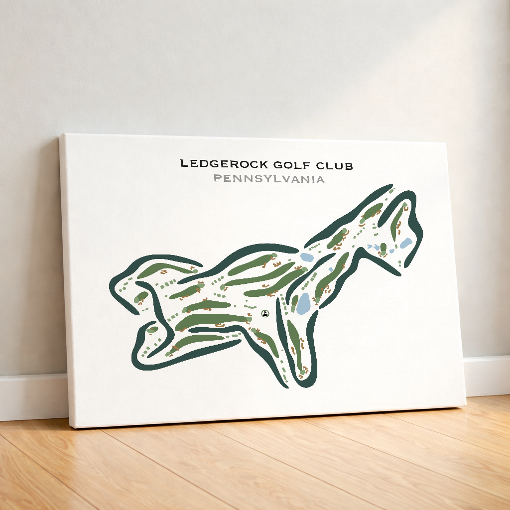 LedgeRock Golf Club, Pennsylvania - Printed Golf Courses