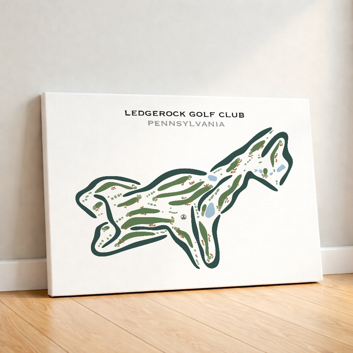 LedgeRock Golf Club, Pennsylvania - Printed Golf Courses