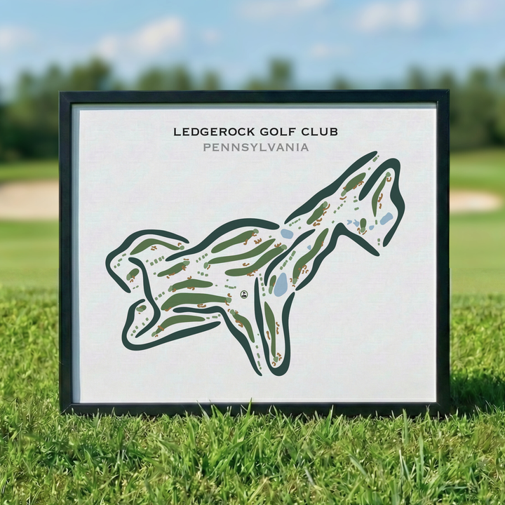 LedgeRock Golf Club, Pennsylvania - Printed Golf Courses