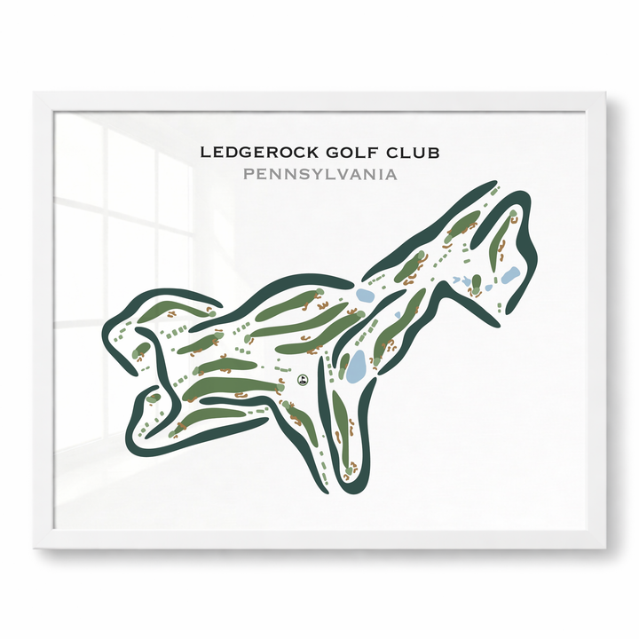 LedgeRock Golf Club, Pennsylvania - Printed Golf Courses