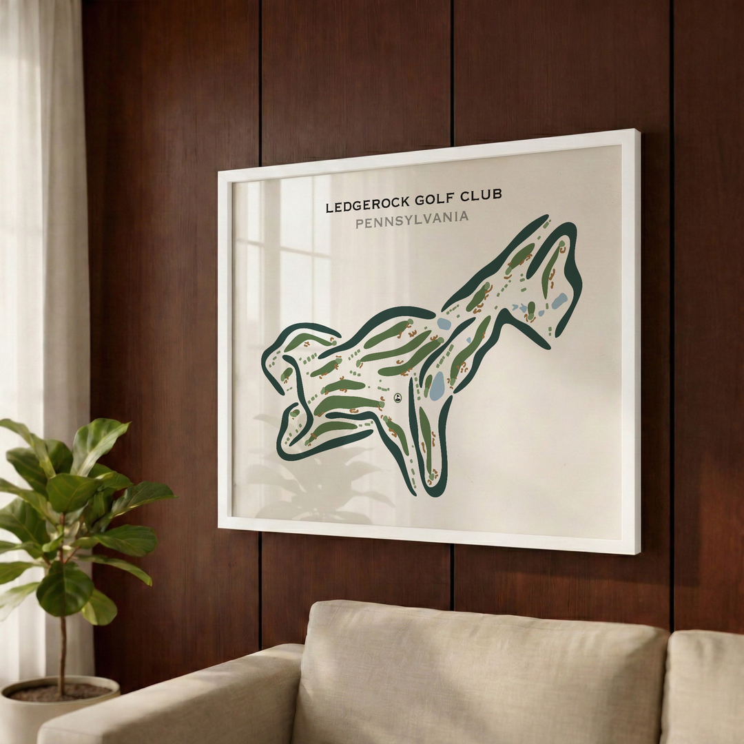LedgeRock Golf Club, Pennsylvania - Printed Golf Courses