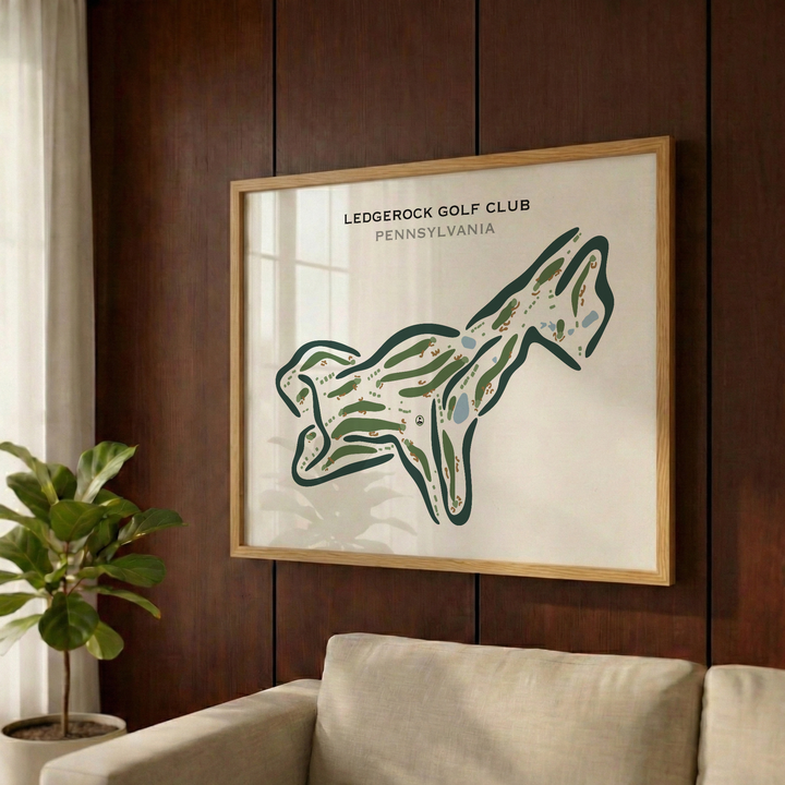 LedgeRock Golf Club, Pennsylvania - Printed Golf Courses