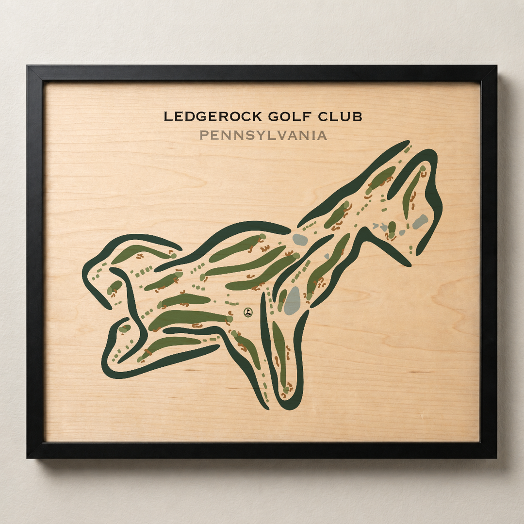 LedgeRock Golf Club, Pennsylvania - Printed Golf Courses
