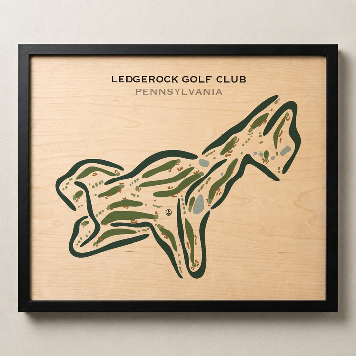 LedgeRock Golf Club, Pennsylvania - Printed Golf Courses