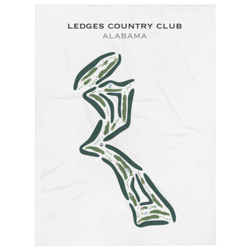 Ledges Country Club, Alabama - Printed Golf Courses