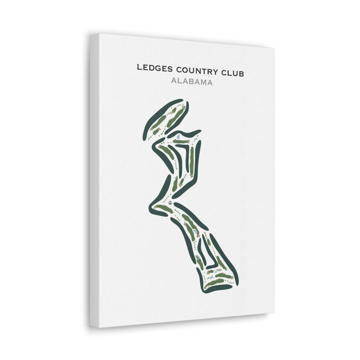 Ledges Country Club, Alabama - Printed Golf Courses