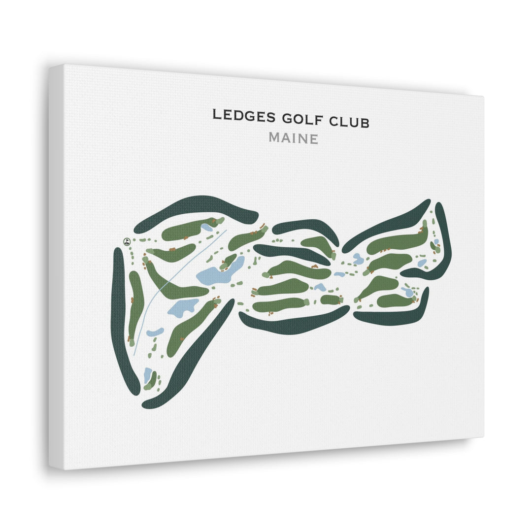 Ledges Golf Club, Maine - Printed Golf Courses