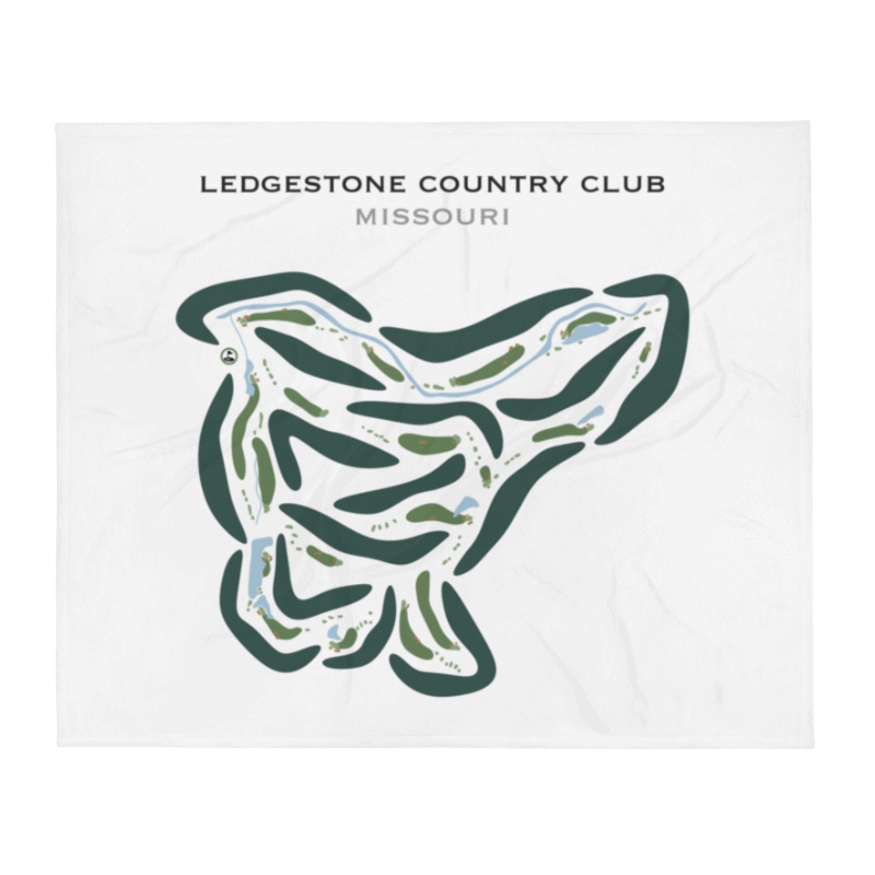 Ledgestone Country Club, Missouri - Printed Golf Courses