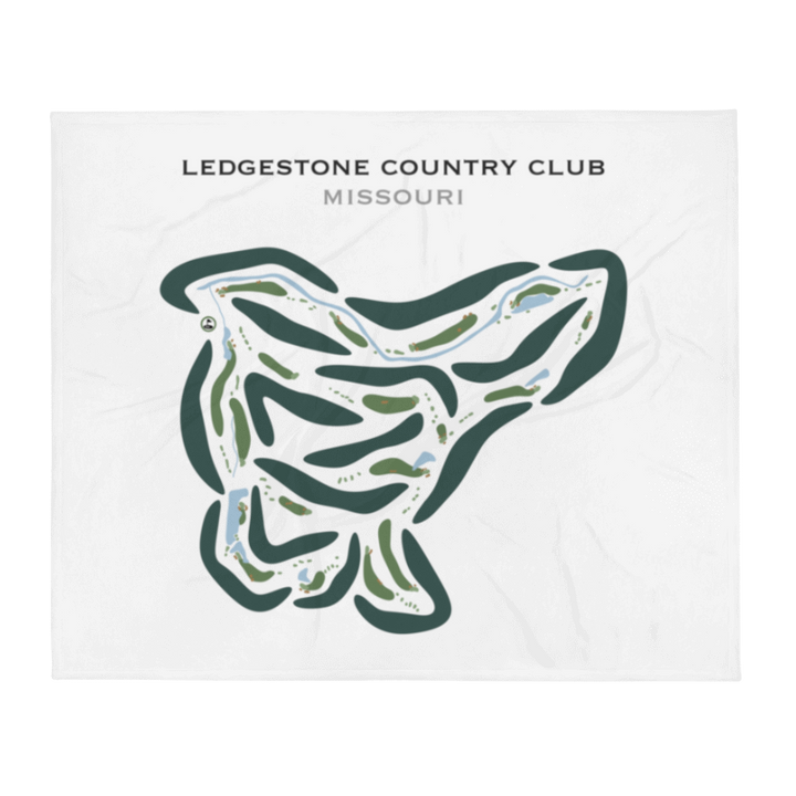 Ledgestone Country Club, Missouri - Printed Golf Courses