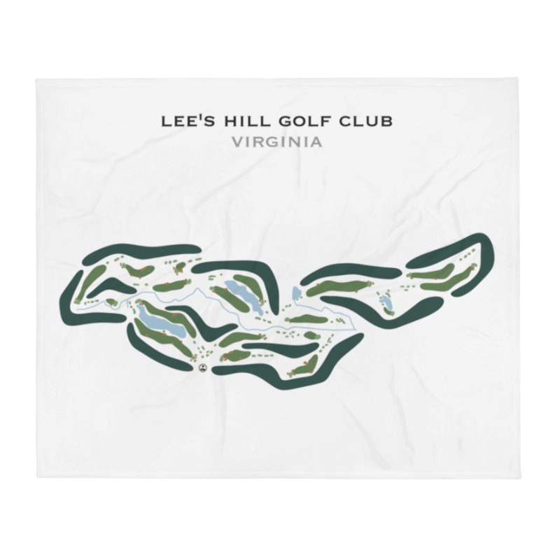 Lee's Hill Golf Club, Virginia - Printed Golf Courses