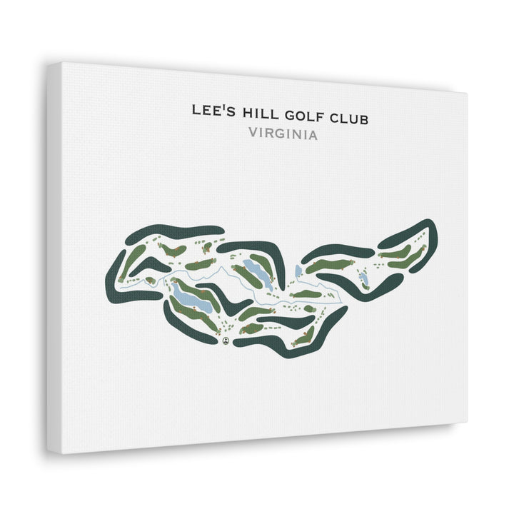 Lee's Hill Golf Club, Virginia - Printed Golf Courses