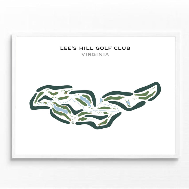 Lee's Hill Golf Club, Virginia - Printed Golf Courses