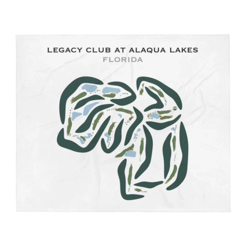 Legacy Club at Alaqua Lakes, Longwood, Florida - Printed Golf Courses