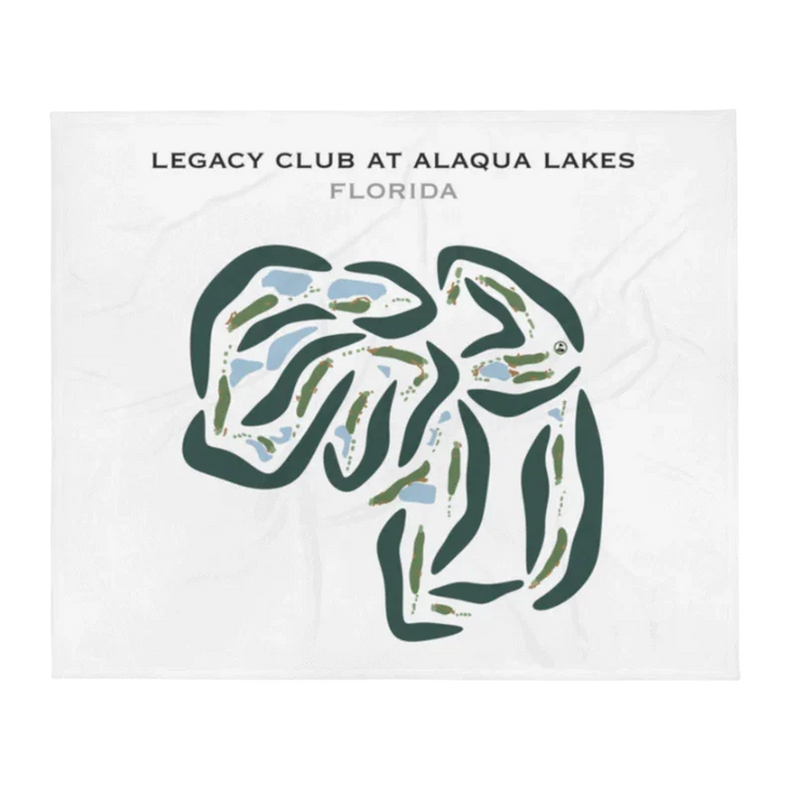 Legacy Club at Alaqua Lakes, Longwood, Florida - Printed Golf Courses