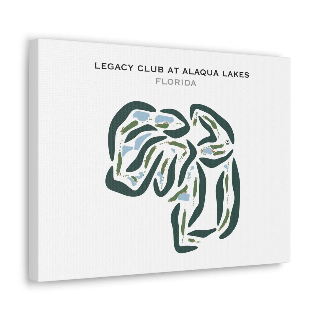 Legacy Club at Alaqua Lakes, Longwood, Florida - Printed Golf Courses