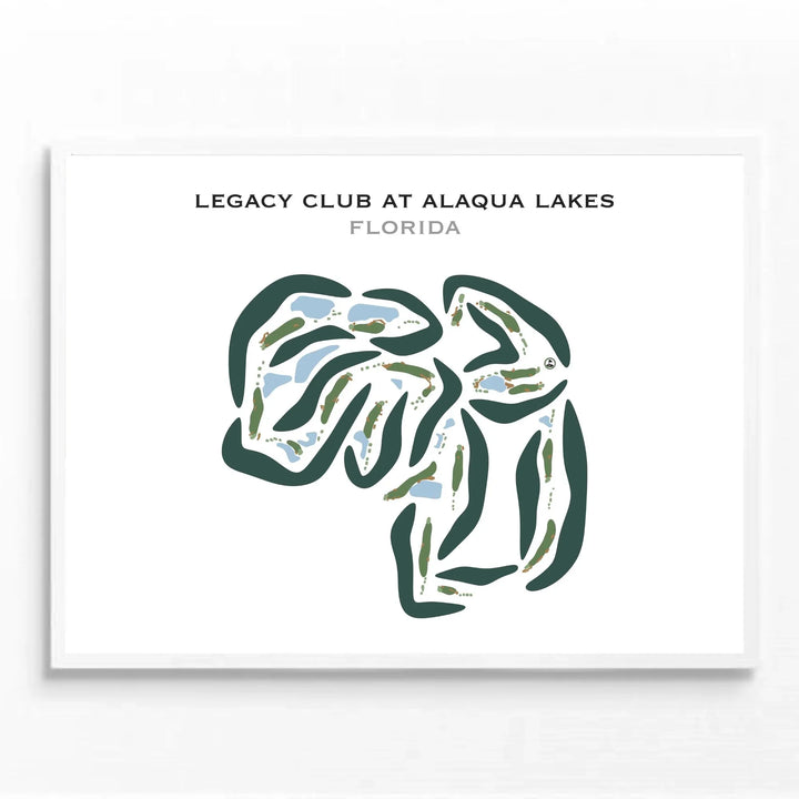 Legacy Club at Alaqua Lakes, Longwood, Florida - Printed Golf Courses
