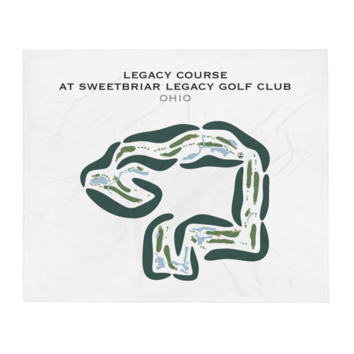 Sweetbriar Golf Course - Legacy Course, Ohio - Printed Golf Courses