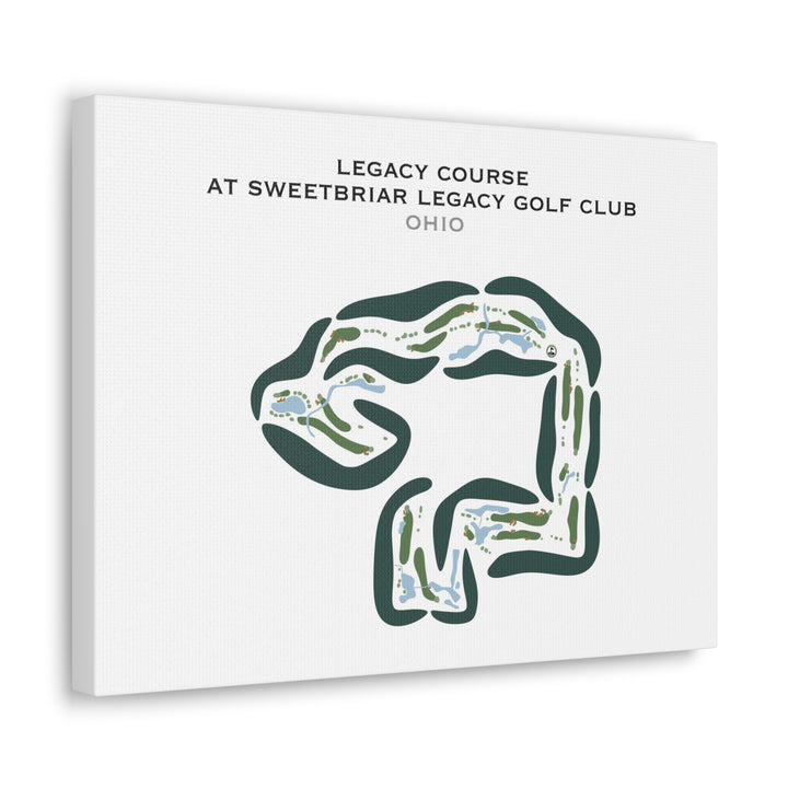 Sweetbriar Golf Course - Legacy Course, Ohio - Printed Golf Courses