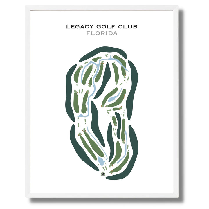Legacy Golf Club, Florida - Printed Golf Courses