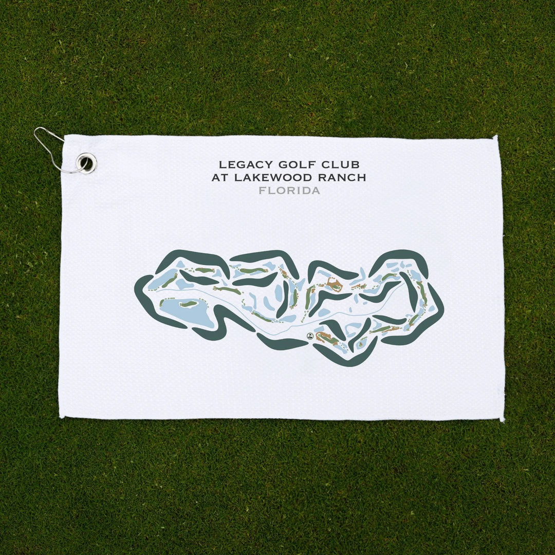 Legacy Golf Club At Lakewood Ranch, Florida - Printed Golf Courses