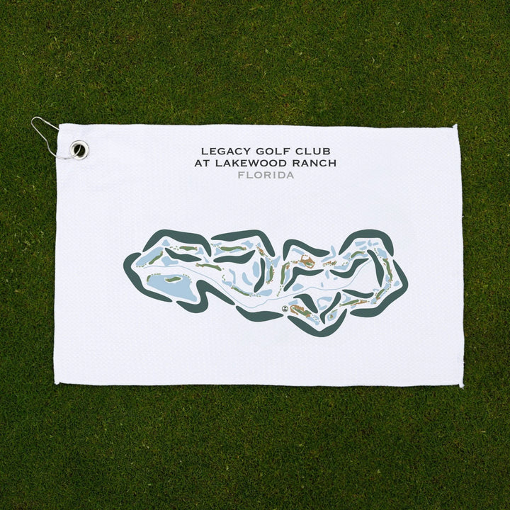 Legacy Golf Club At Lakewood Ranch, Florida - Printed Golf Courses