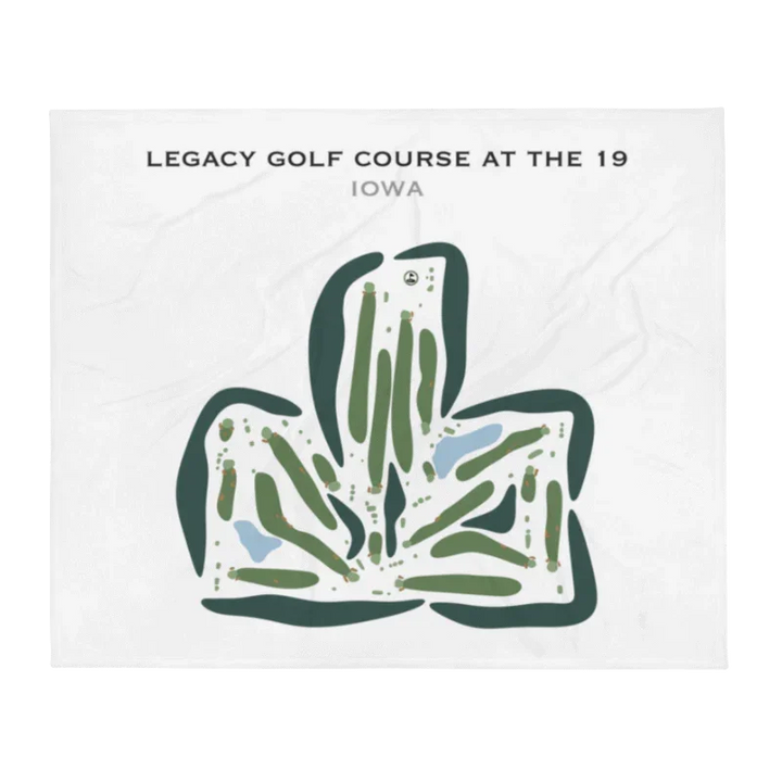 Legacy Golf Course at the 19, Iowa - Printed Golf Courses