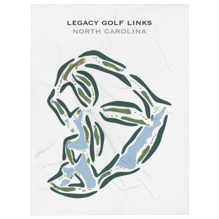 Legacy Golf Links, North Carolina - Printed Golf Course