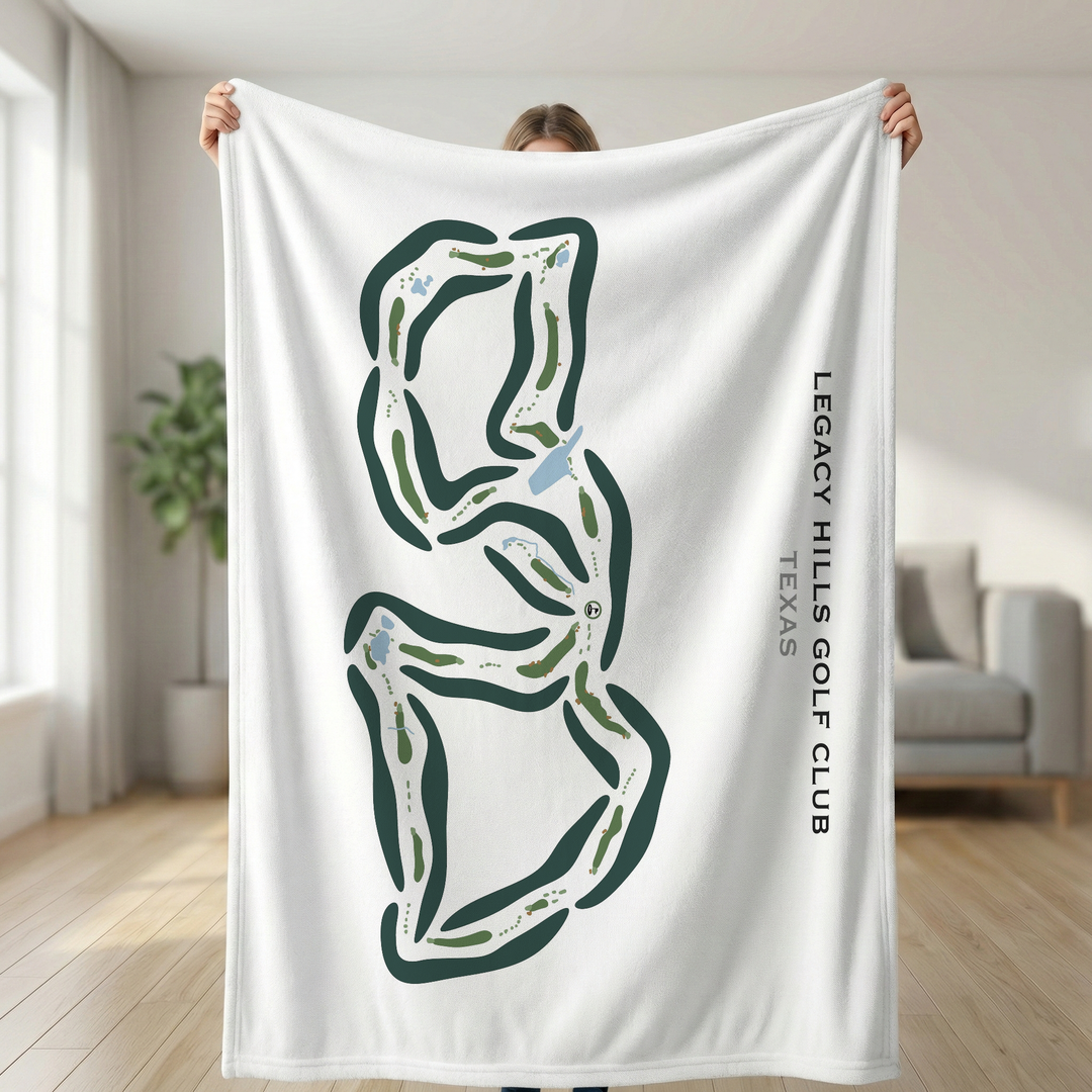 Legacy Hills Golf Club, Texas - Printed Golf Courses