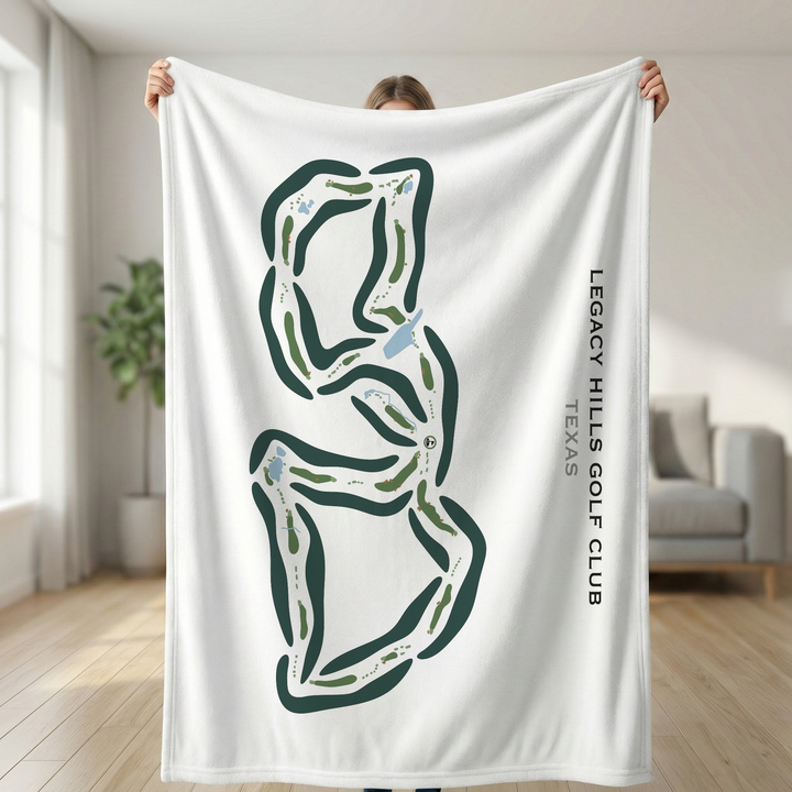 Legacy Hills Golf Club, Texas - Printed Golf Courses