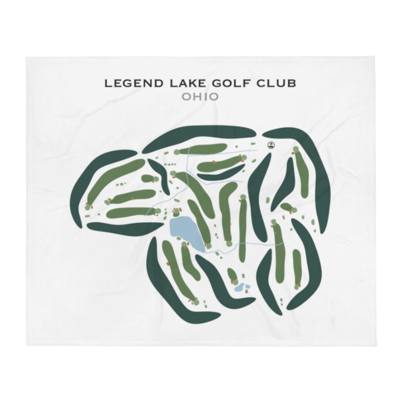 Legend Lake Golf Club, Ohio - Printed Golf Courses