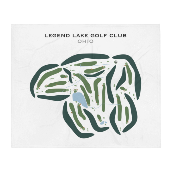 Legend Lake Golf Club, Ohio - Printed Golf Courses
