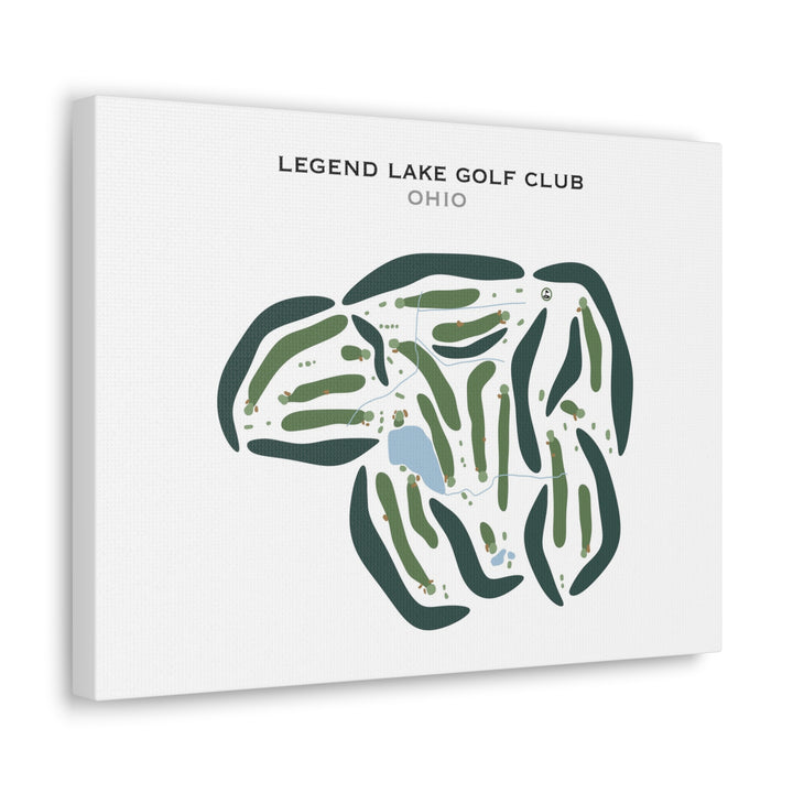 Legend Lake Golf Club, Ohio - Printed Golf Courses