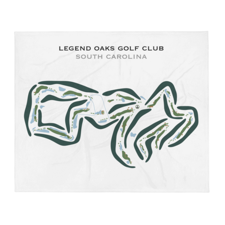 Legend Oaks Golf Club, South Carolina - Printed Golf Courses