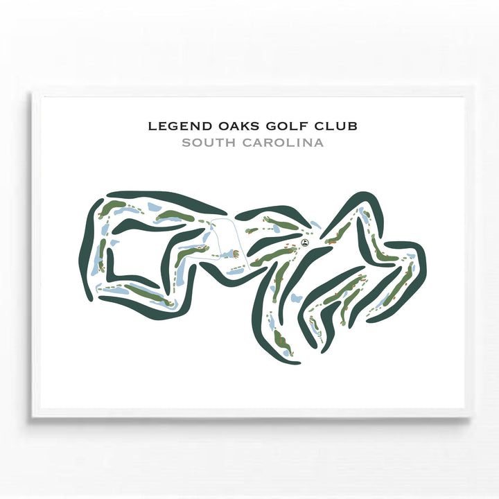 Legend Oaks Golf Club, South Carolina - Printed Golf Courses