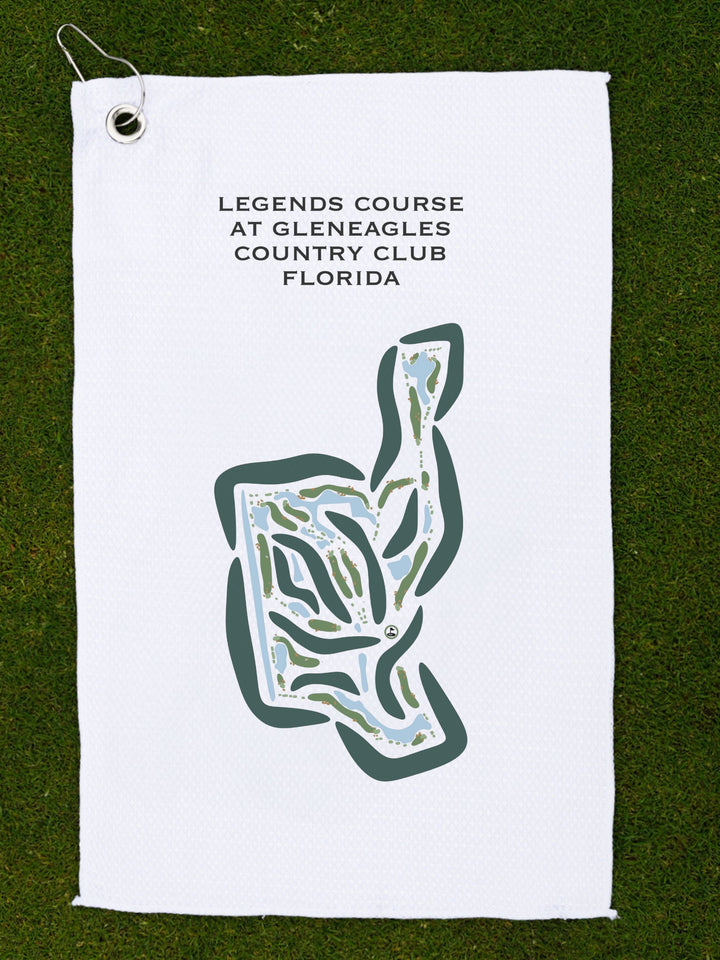 Legends Course at Gleneagles Country Club, Florida - Printed Golf Courses