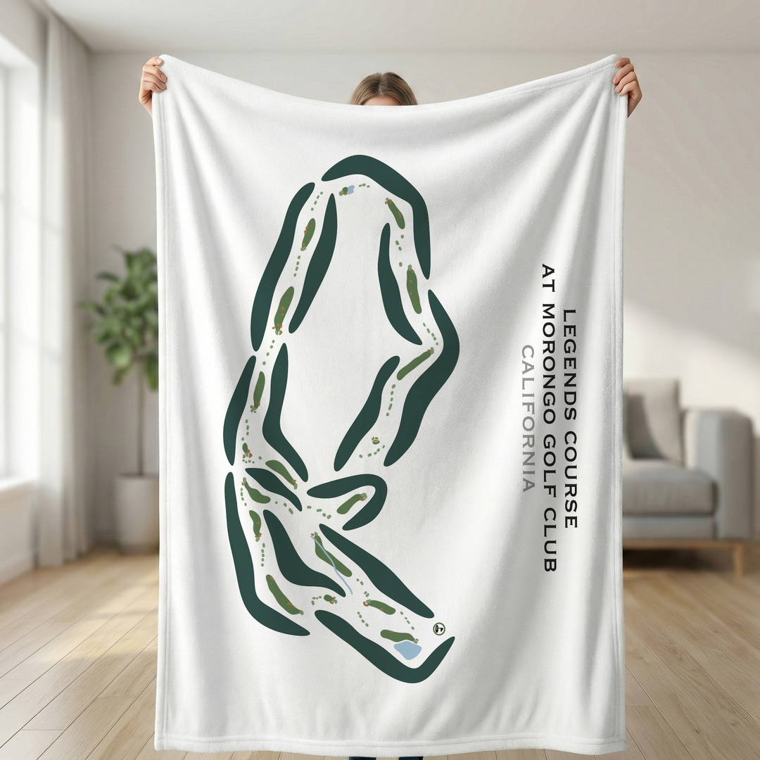 Legends Course at Morongo Golf Club at Tukwet Canyon, California - Printed Golf Courses