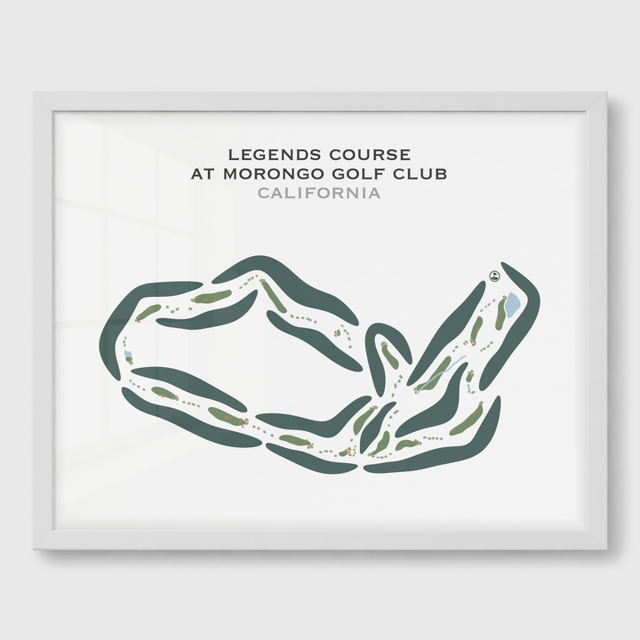 Legends Course at Morongo Golf Club at Tukwet Canyon, California - Printed Golf Courses