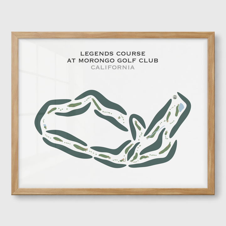 Legends Course at Morongo Golf Club at Tukwet Canyon, California - Printed Golf Courses