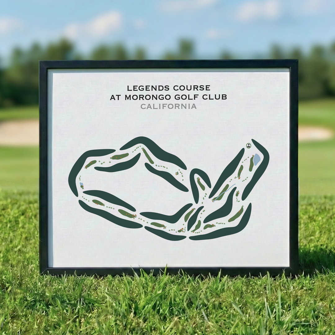 Legends Course at Morongo Golf Club at Tukwet Canyon, California - Printed Golf Courses