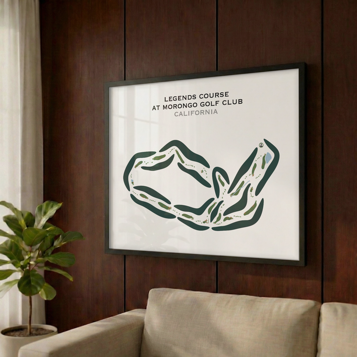 Legends Course at Morongo Golf Club at Tukwet Canyon, California - Printed Golf Courses