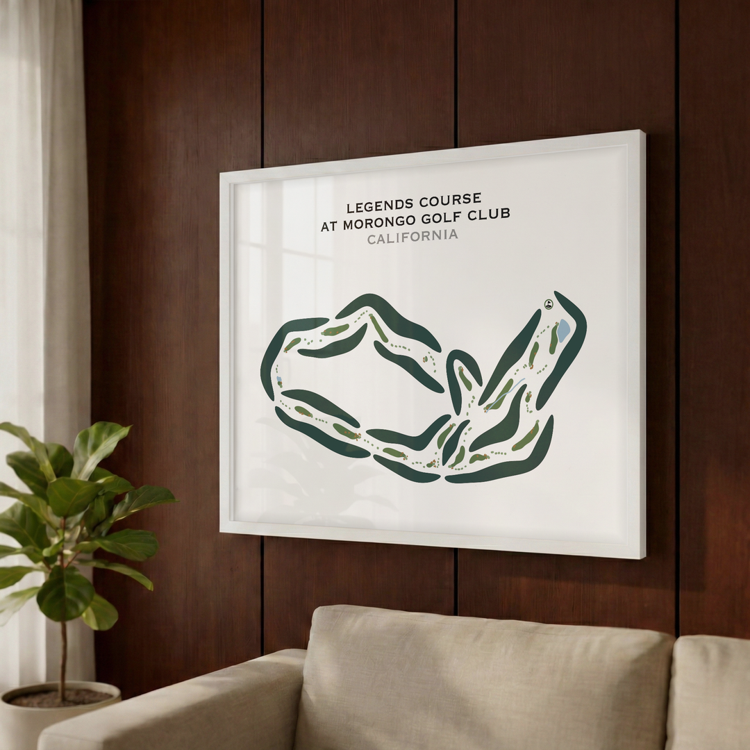 Legends Course at Morongo Golf Club at Tukwet Canyon, California - Printed Golf Courses