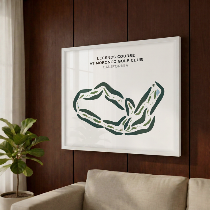 Legends Course at Morongo Golf Club at Tukwet Canyon, California - Printed Golf Courses