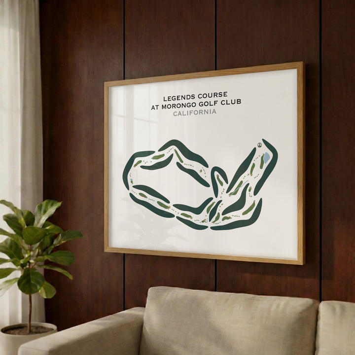 Legends Course at Morongo Golf Club at Tukwet Canyon, California - Printed Golf Courses
