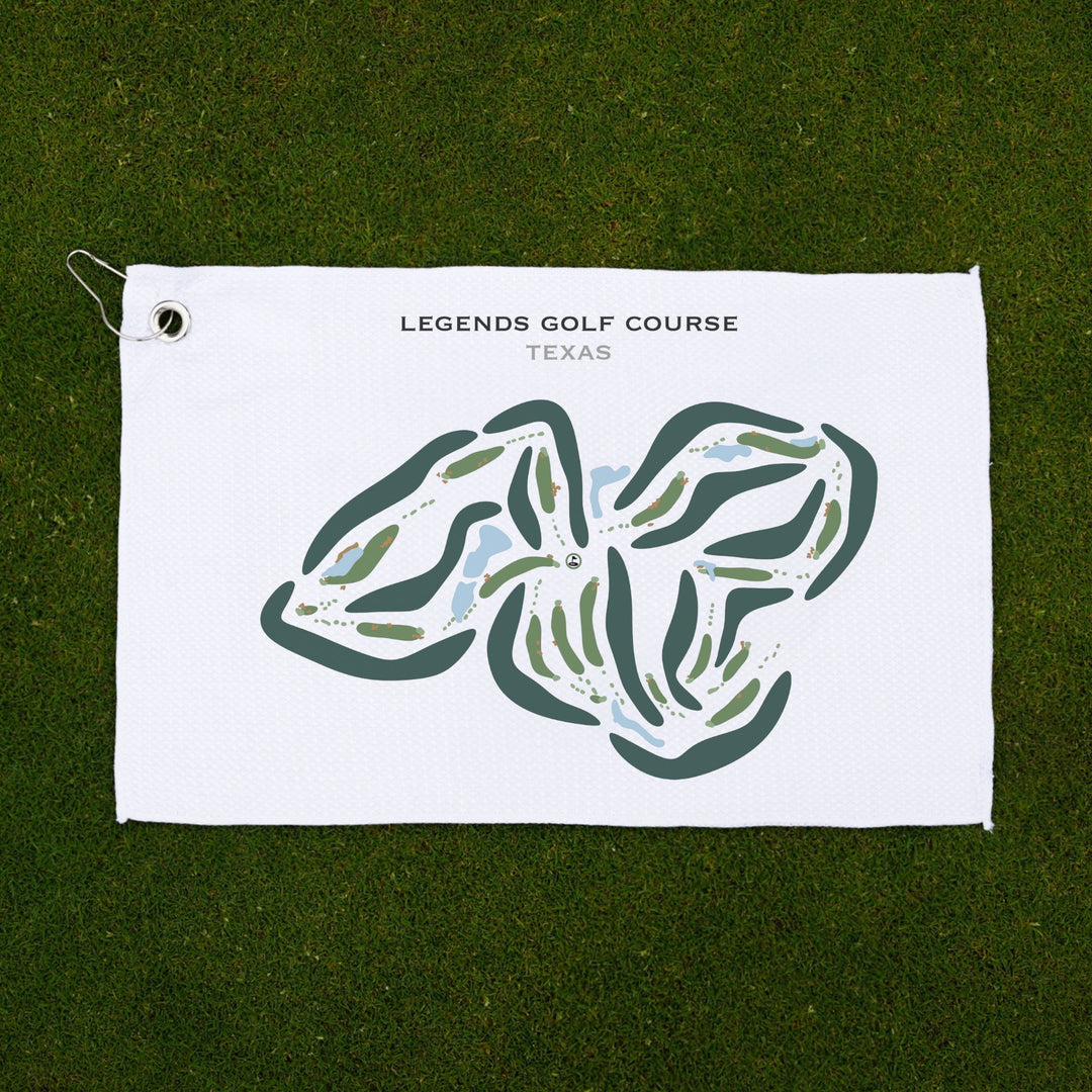 Legends Golf Course, Texas - Printed Golf Courses