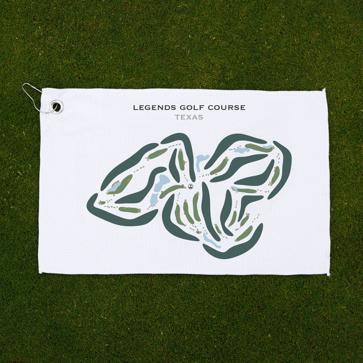 Legends Golf Course, Texas - Printed Golf Courses