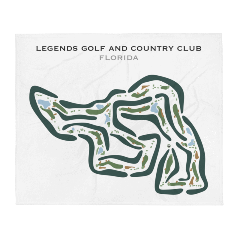 Legends Golf & Country Club, Florida - Printed Golf Course