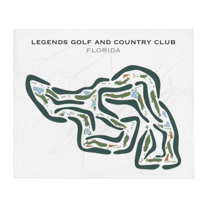 Legends Golf & Country Club, Florida - Printed Golf Course