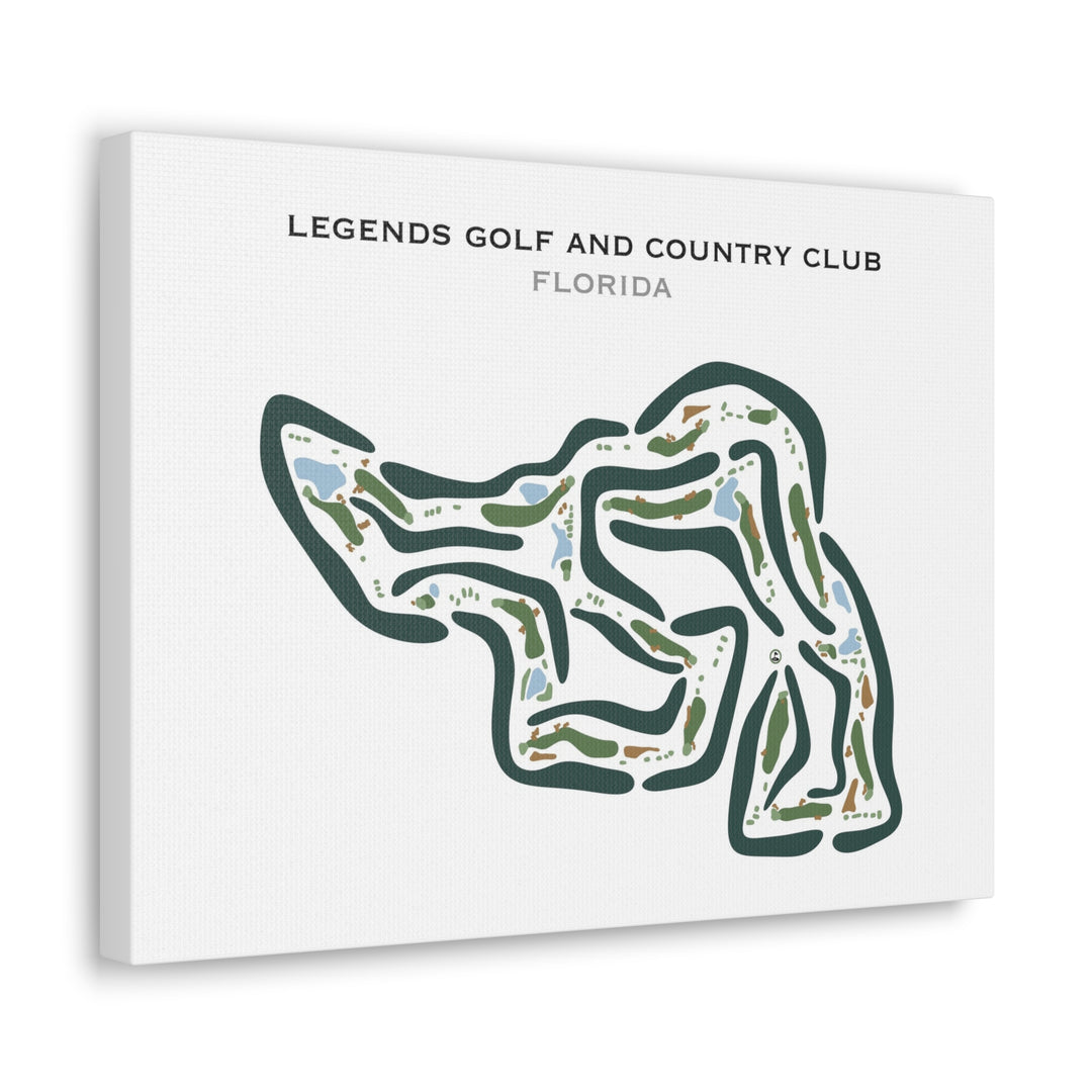 Legends Golf & Country Club, Florida - Printed Golf Course
